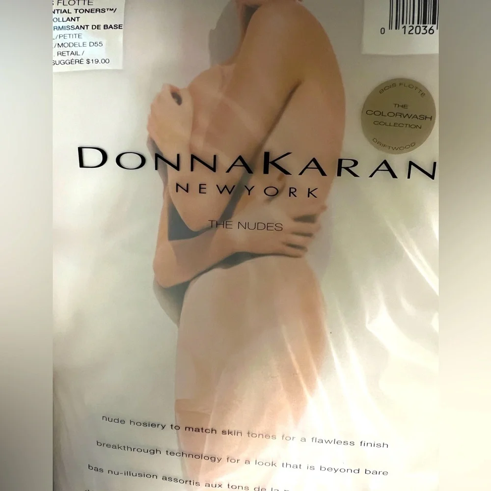 NWT~ 2 Pair of Donna Karan “Driftwood” Sheer Control Top Hosiery ~Small Petite